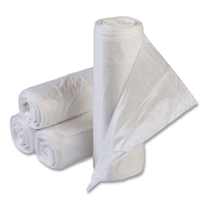Inteplast High-Density Commercial Can Liner Value Pack, 16 gal, 7 mic, 24" x 31", Clear, Interleaved Roll, 50 Bags/Roll, 20 Rolls/CT