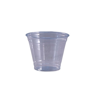 9oz Squat PET Clear Cups 1000/cs