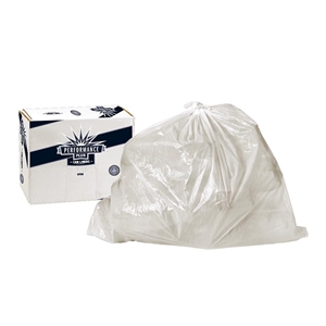 43x46 0.55 mil Clear 56 Gallon Hi-Density liner interleaved roll 200/cs