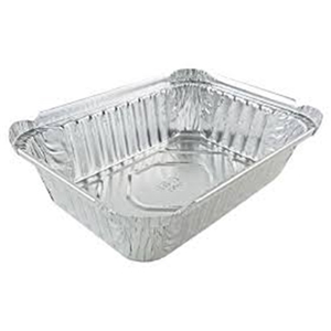 245-30-500 OBLONG DEEP PAN FOIL 1.5LB 16X10X20 SILVER 500/cs