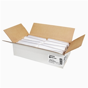 30x37 12 mic 20-30 Gal Right Choice HDPE Can Liners Roll, Natural, 500/cs