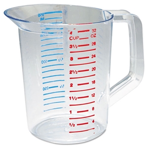 RubbmdComm Bouncer Measuring Cup, 32 Oz, Clear