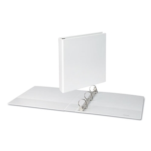 Universal Slant D-Ring View Binder, 3 Rings, 1.5" Capacity, 11 x 8.5, White