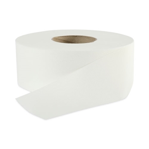 Boardwalk Jumbo Roll Bathroom Tissue, Septic Safe, 2-Ply, White, 3.2" X 525 Ft, 12 Rolls/carton