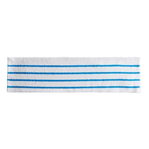 Hygen Microfiber Pad Stripe Disposable, White/Blue, 18 150/CS