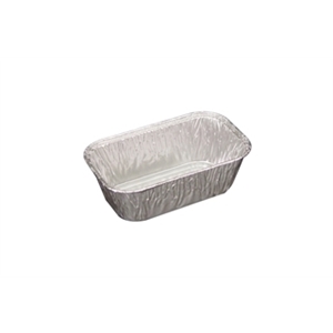 Aluminum Loaf Pan, 1 Lb, 6.125" x 3.75" x 2" 1/CS/1000