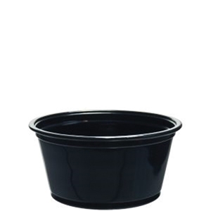 Conex Complements Portion Containers 2 Oz Black 2500/CS