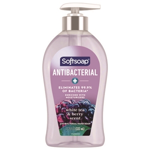 Softsoap Antibacterial Hand Soap, White Tea and Berry Fusion Scent, 11.25 oz