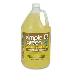 SimplGreen Clean Building Carpet Cleaner Concentrate, Unscented, 1gal Bottle