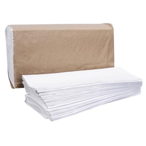 Right Choice Paper Multifold Towel 1-Ply 250-Sheets, White, 9" x 9.45 16/250