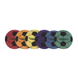 ChampionSp Ultra Foam Soccer Ball Set, Assorted Colors, 6/Set