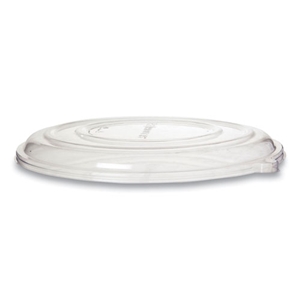 EcoProduct 100% Recycled Content Pizza Tray Lids, 14 x 14 x 0.2, Clear, Plastic, 50/Carton