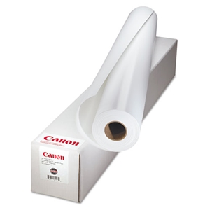 Canon Matte Coated Paper Roll, 2" Core, 5 mil, 24" x 100 ft, Matte White