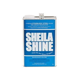 Sheila Shine Liquid Stainless Steel Polish, 1 Gal, 1/CS/4 4/1-GAL