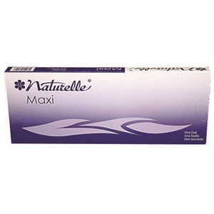 Naturelle Maxi Pads, #8 Ultra Thin, 250 Individually Wrapped/carton