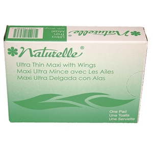 Naturelle Maxi Pads, #4 Ultra Thin With Wings, 200 Individually Wrapped/carton
