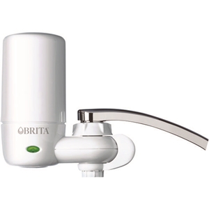 Brita On Tap Faucet Water Filter System, White