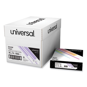 Universal Deluxe Colored Paper, 20 lb Bond Weight, 8.5 x 11, Orchid, 500/Ream