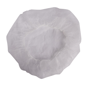 Prime Source 14 Gram Polypropylene 24" White Pleated Bouffant 100/PK