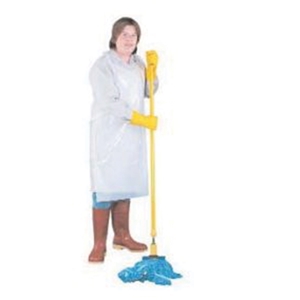 Prime Source Smooth Finish Bulk Pack PE Apron, White, 24" x 42", 1 Mil, 1/CS/1000 10/100