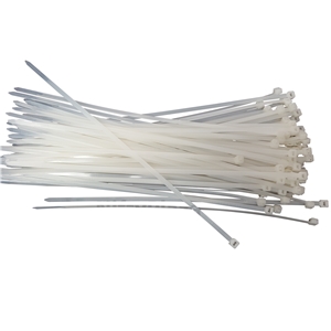 200 Pack Natural/Clear Zip Ties NiftyPlaza 8 Inch Mount Head Cable Ties 50 lbs 