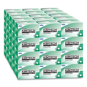 Kimtech Kimwipes, Delicate Task Wipers, 1-Ply, 4.4 x 8.4, Unscented, White, 286/Box, 60 Boxes/Carton