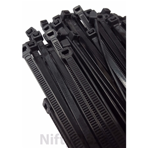 CABLE TIES WHITE OR BLACK PLASTIC UV RESISTANT 