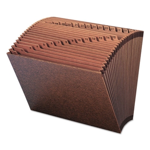 Smead TUFF Expanding Open-Top Stadium File, 31 Sections, 1/31-Cut Tabs, Letter Size, Redrope