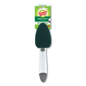 ScotchBrit Soap-Dispensing Dishwand, 2.5 X 9.5, Yellow/green, 4/carton