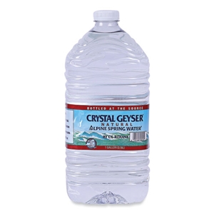 CrystlGey Alpine Spring Water, 1 Gal Bottle, 6/Carton
