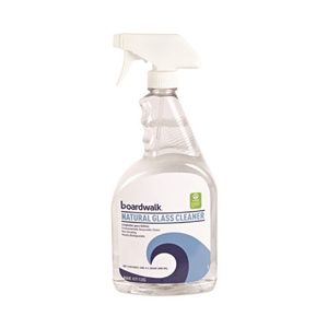 Boardwalk Natural Glass Cleaner, 32 Oz Trigger Spray Bottle, 12/ct