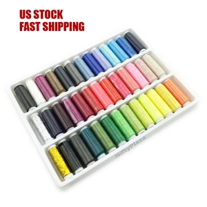 100 x New Assorted 100% Polyester Sewing Thread Spools High Quality