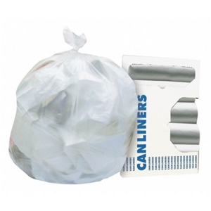 HDPE Can Liner on a Roll, Clear;Natural, 24" x 33", 8 Mic, 1/CS/1000