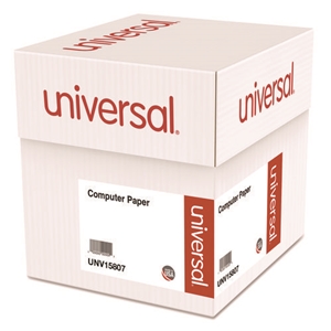 Universal Printout Paper, 1-Part, 20 lb Bond Weight, 9.5 x 11, White, 2,300/Carton