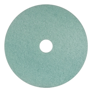 Luster Lite Burnishing Pads, 20" Diameter, Sky Blue, 5/Carton