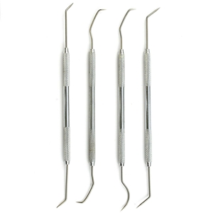 4 Pcs Double Ended Pick And Hook Set O Ring Removal Scraper Mechanic Tool