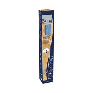 Bona Hardwood Floor Care Kit, 18" Wide Microfiber Head, 72" Silver/blue Aluminum Handle