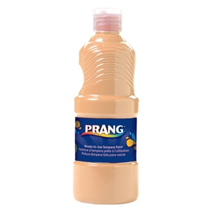 Prang Ready-To-Use Tempera Paint, Peach, 16 Oz Dispenser-Cap Bottle