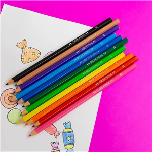 12 pcs Color Pencils vivid colored Drawing Coloring Sketching Shading and more 