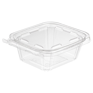 TS12 Safe-T-Fresh PET Tear Strip Deli Container, Clear, 12 oz 240/CS