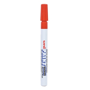 uni-paint Permanent Marker, Fine Bullet Tip, Red