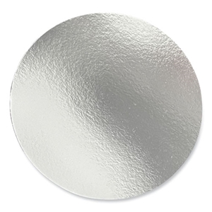 Boardwalk Round Aluminum To-Go Container Lids, Flat Lid, 7", Silver, Paper, 500/carton