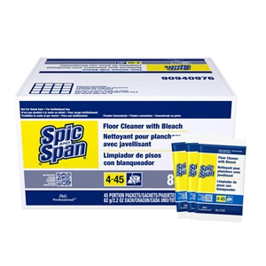 Spic And Span Powder Floor Cleaner, Green;White, 1/CS/45 45/2.2-OZ