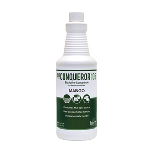 FreshProd Bio Conqueror 105 Enzymatic Odor Counteractant Concentrate, Mango, 32 Oz Bottle, 12/carton