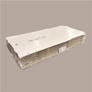 Corrugated Paper Boxes, 16 x 16 x 1.97, White/Kraft, 50/Carton