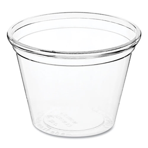 World Cent PLA Clear Cold Cups, 1 oz, Clear, 3,000/Carton