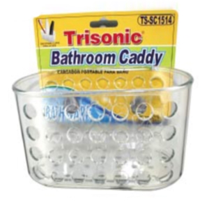 Trisonic Bathroom Caddy Shower Bath Organizer Storage Basket Soap