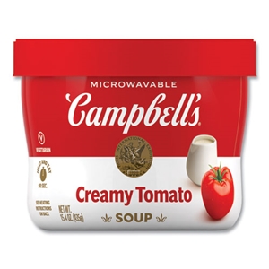 Campbell’s Creamy Tomato Bowl, Tomato, 15.4 oz, 8/Carton