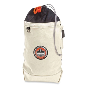 ergodyne Arsenal 5728 Topped Tall Bolt Bag, 5 x 10 x 13, Canvas, White