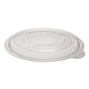 Anchor Pac MicroRaves Incredi-Bowl Lid, For 18, 24, 32, 48 oz Incredi-Bowls, 8.5" Diameter x 0.63"h, Clear, Plastic, 150/Carton